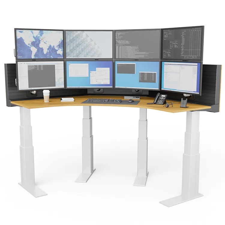 L7 Motorized standing desk for control room