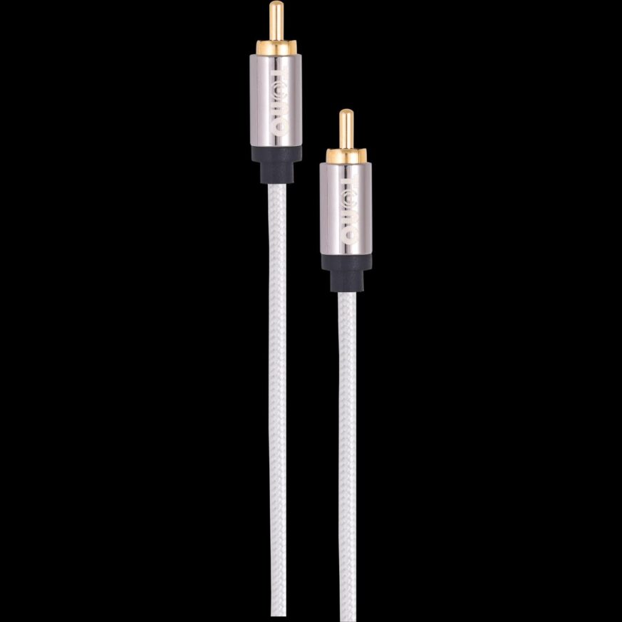 Platinum Dual Shielded RCA Male to RCA Male subwoofer Cable