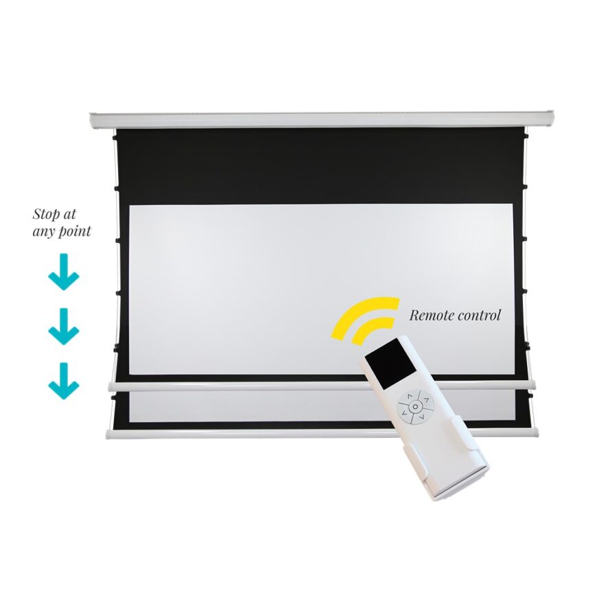 Motorized Tab Tensioned Projector Screens