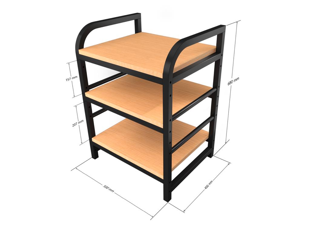 SG 15 AV Rack- Modular Hi-Fi Rack