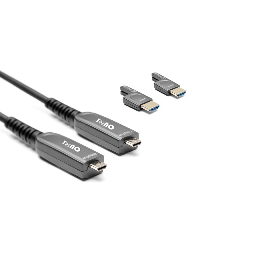 Slickon High Speed Fiber Optic HDMI Cable with Detachable Head