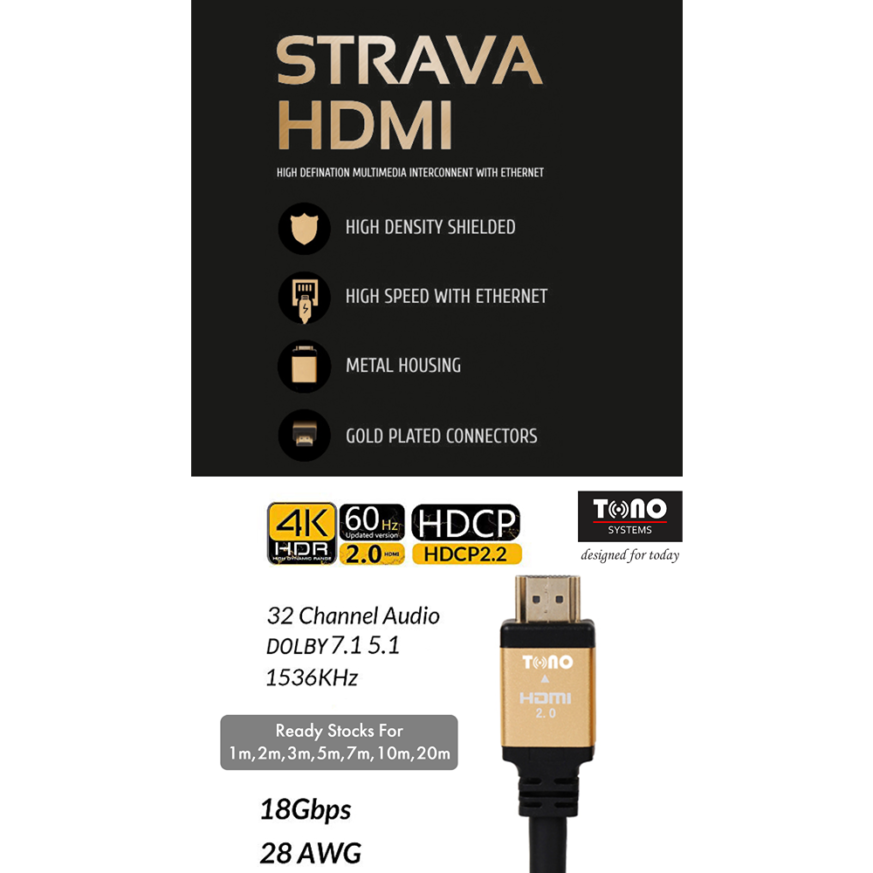 Strava 4k HDMI Cable