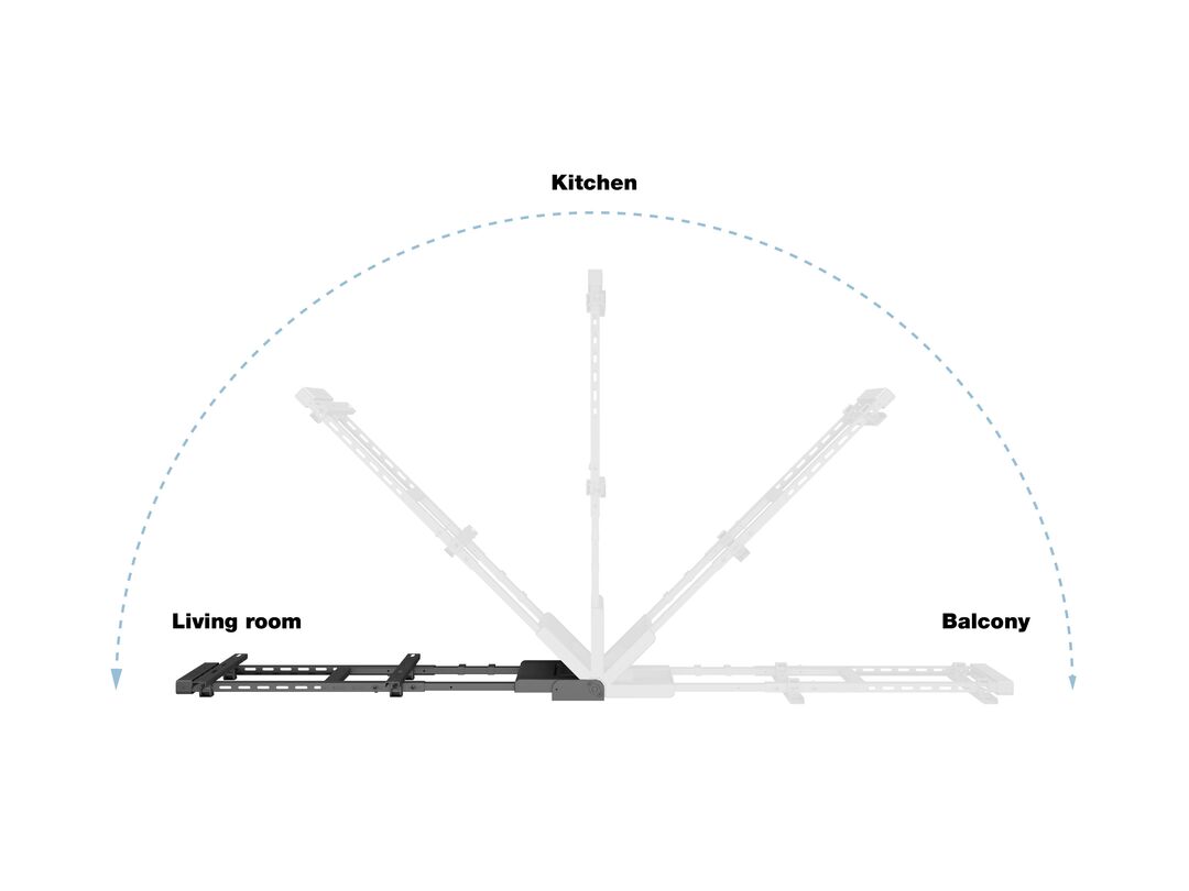 RWM 77 Motorised TV Wall Mount