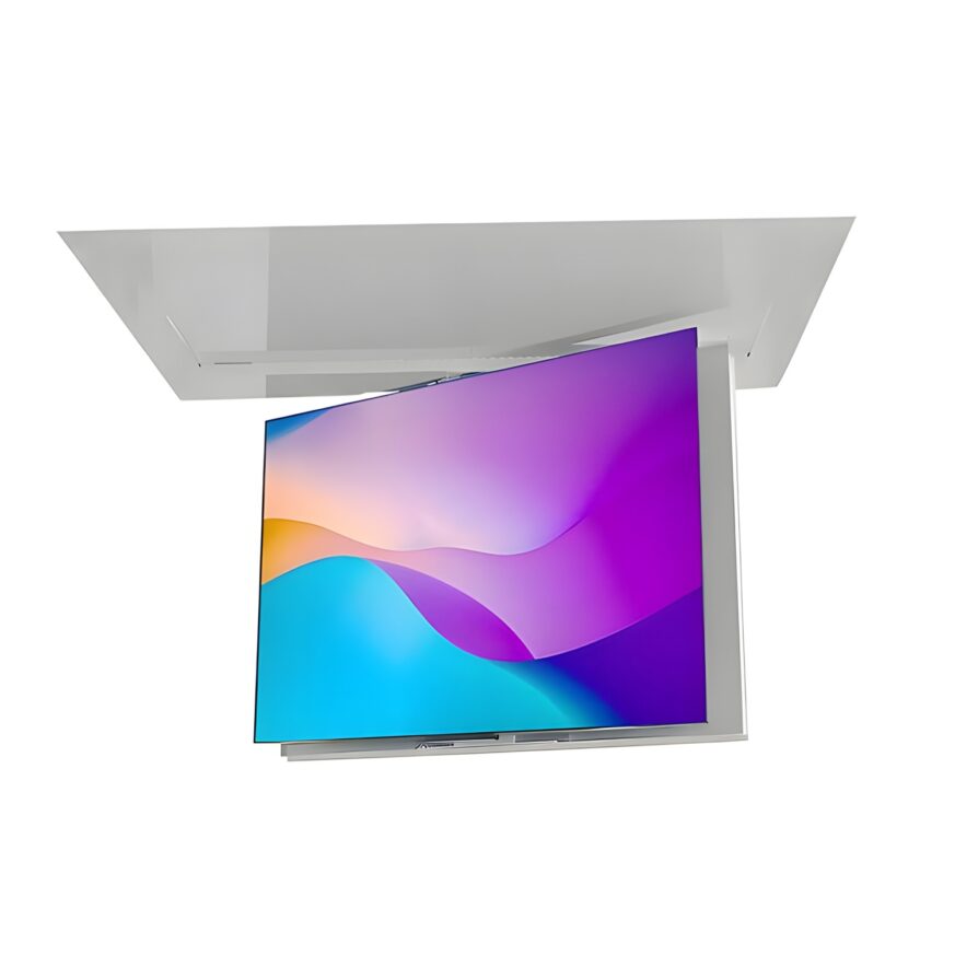 FLIP 55R Flip Down Ceiling TV Lift with Swivel for 43-55 inch displays