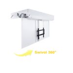 FLIP 55R Flip Down Ceiling TV Lift with Swivel for 43-55 inch displays