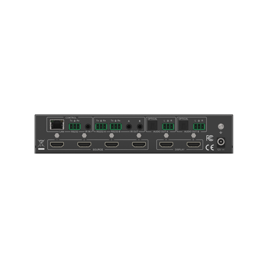 Tono Pro X42 A4k - 4K60 4x2 HDMI Matrix Switcher