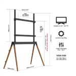 Tono Skara TV Floor Stand: Fits 55"-86" TVs, 55kgs Capacity