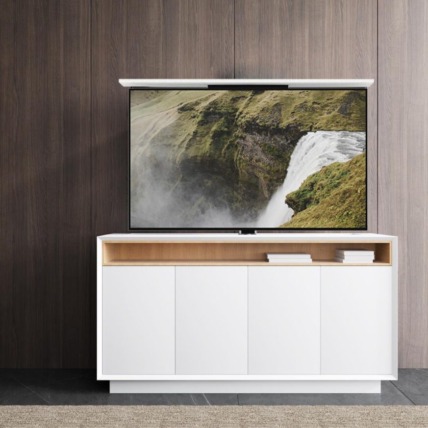 Trosa TV Lift Cabinet with Soundbar Compartment